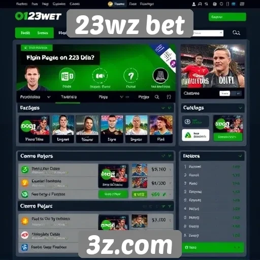 Avaliação da interface do usuário do 23wz bet